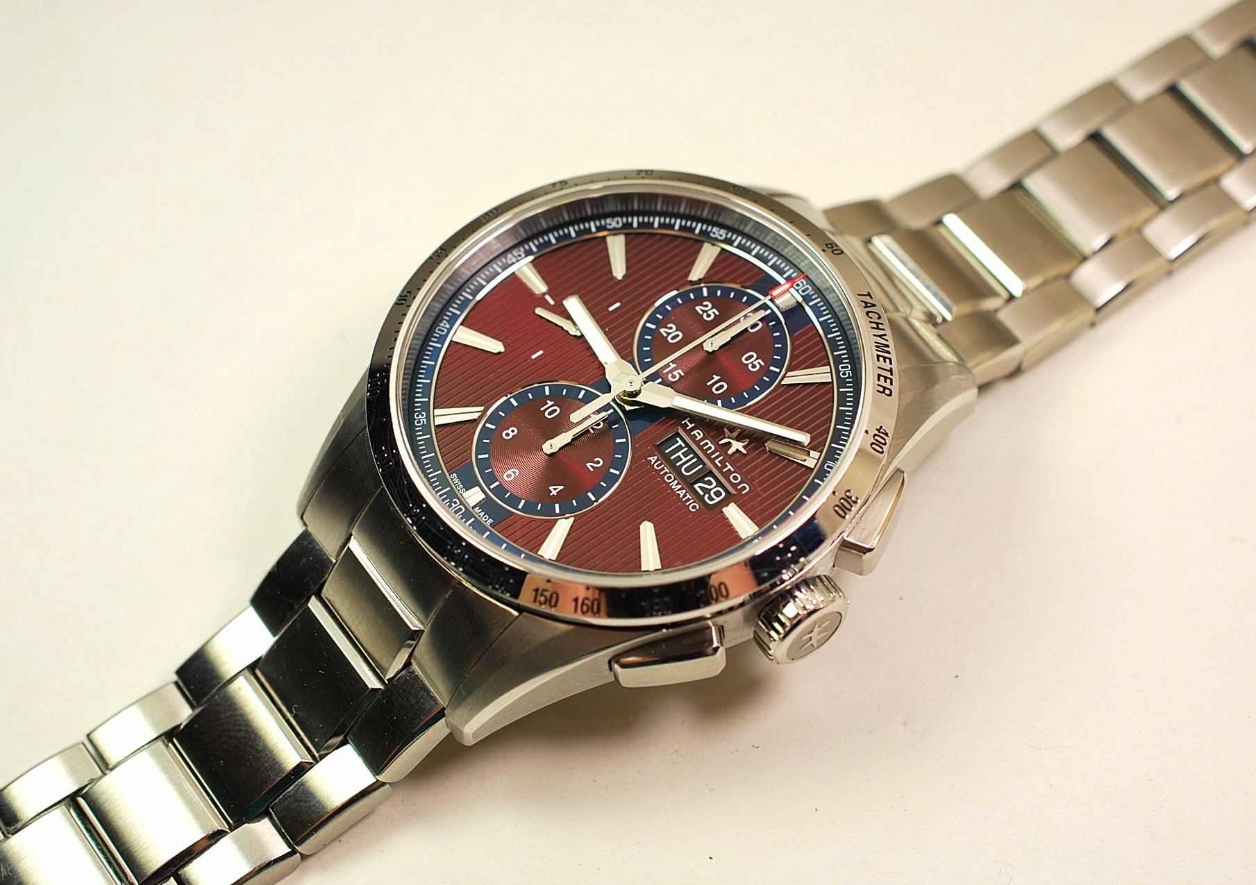 Hamilton broadway on sale chronograph automatic watch
