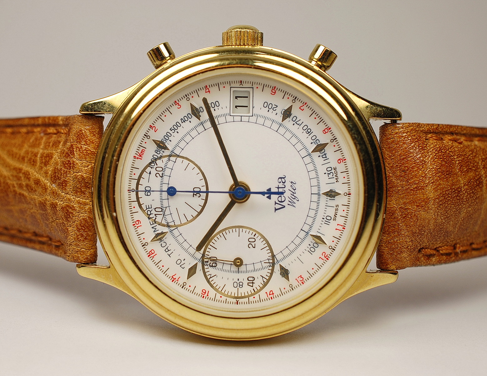WYLER VETTA classic chronograph mechanical movement with manual