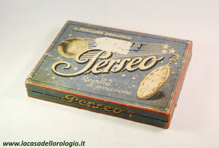 ( SOLD IN ITALY ) PERSEO antique and rare box from the 40s / 50s for spare parts - in cardboard with 6 internal compartments