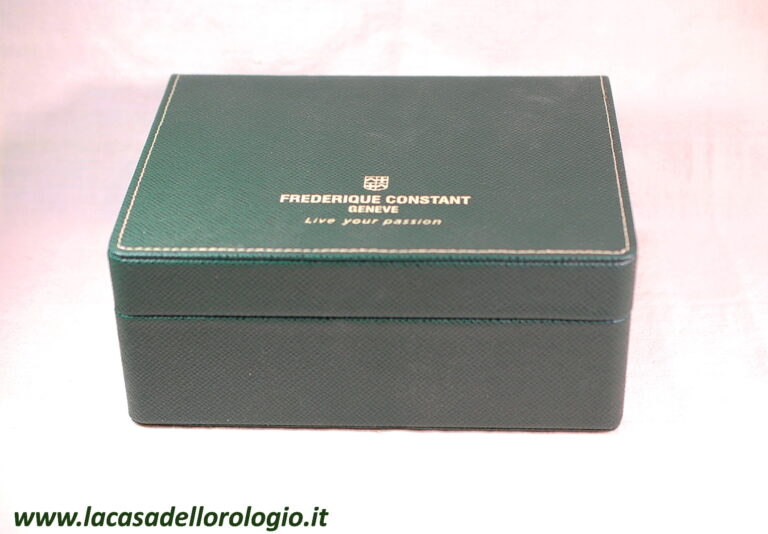 ( SOLD ) FREDERIQUE CONSTANT box andcover for watches and chronographs from 2000/2010