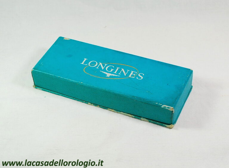 LONGINES rare blue cardboard box for men's watches from the 1950s / 1960s