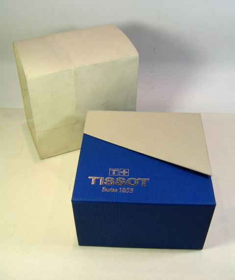 TISSOT cardboard box for watches and men's chronographs - NEW OLD STOCK