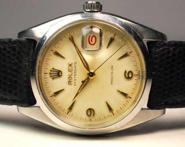 ( VENDUTO - SOLD IN U.S.A. ) ROLEX Precision Ref. 6494 - datario roulette rosso/nero - explorer dial - eccezionali condizioni