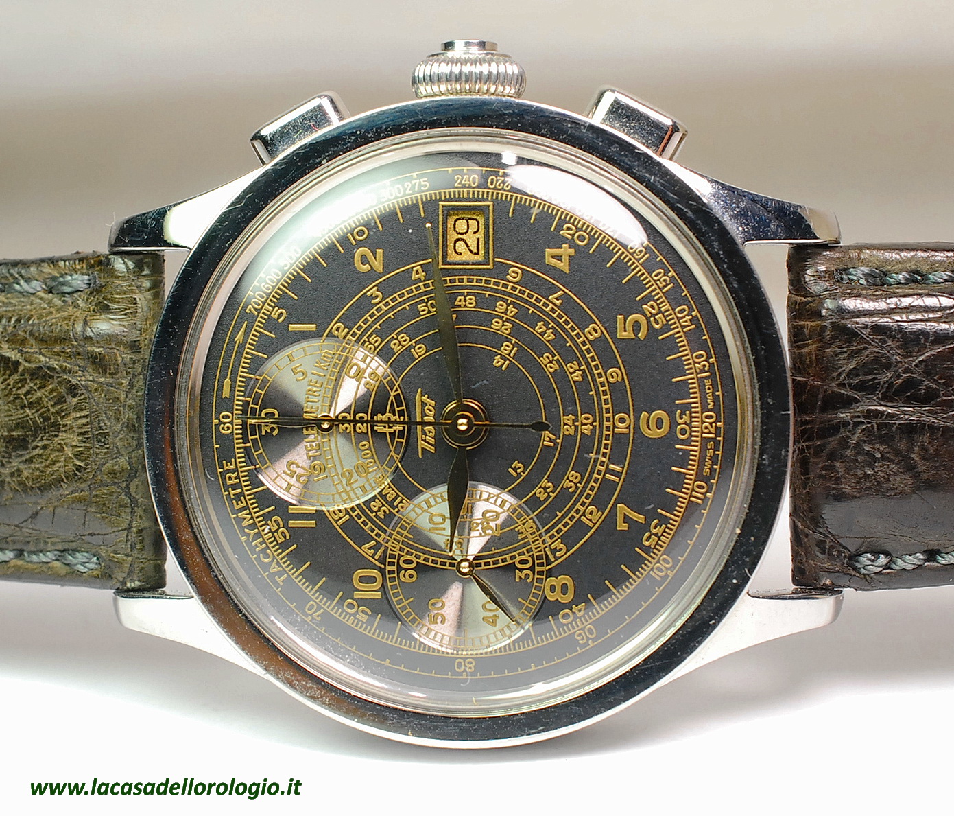 SOLD IN U.S.A. TISSOT JANEIRO LIMITED EDITION 3333 pieces chronometer certificate NEW OLD STOCK from 1990s La Casa dell Orologio