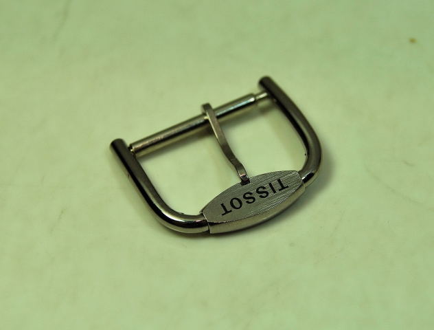 TISSOT steel buckle - 14 mm internal handle - NEW OLD STOCK from 80s / 90s modern production