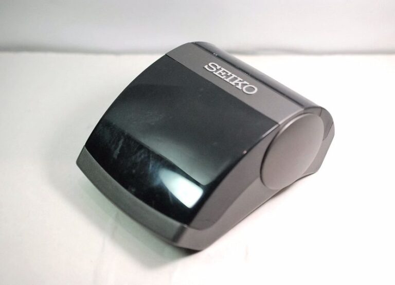 SEIKO KINETIC scatola in plastica per orologi da uomo anni '80