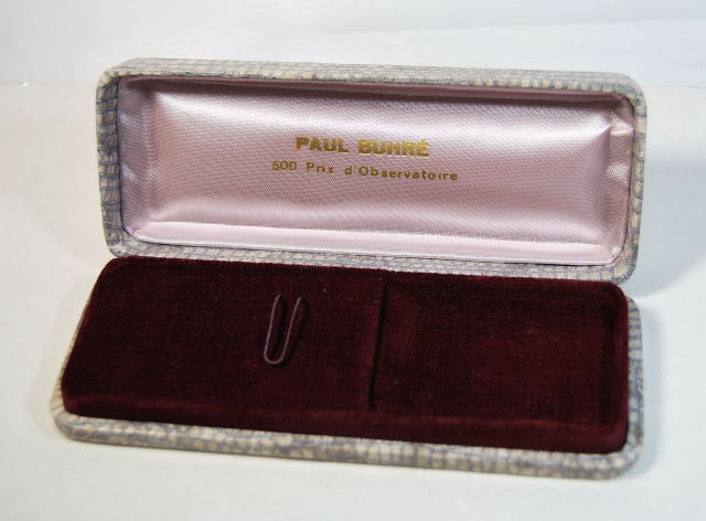 ( SOLD ) PAUL BUHRE 'rare box for men's watches - presumably produced in the 1950s