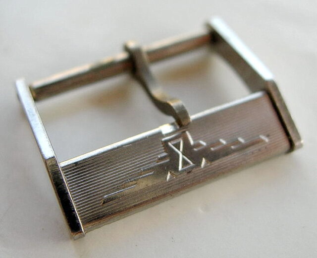 LONGINES steel buckle - 18mm handle - New Old Stock from the 70s