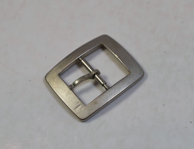 ( RESERVED ) TISSOT sandblasted steel buckle for original SIDERAL BULL HEAD chronographs from the 70s