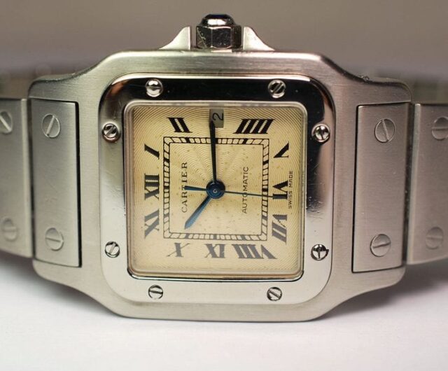 ( VENDUTO IN ITALIA ) CARTIER SANTOS 