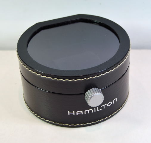 HAMILTON box for men's watches and chronographs - modern production - NEW OLD STOCK with box cover