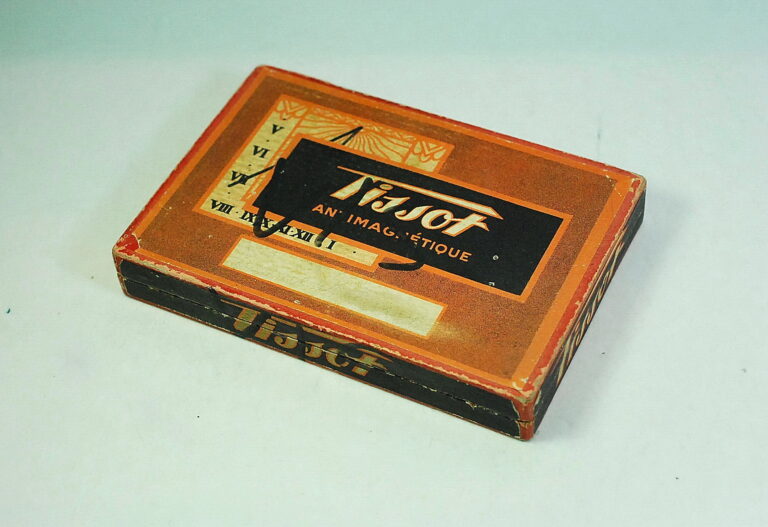 TISSOT rara scatola per ricambi / movimenti o orologi da tasca originale anni '40 - '50