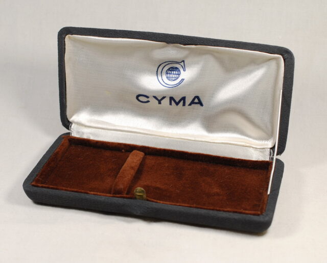 CYMA rare box for men's watches and chronographs - NEW OLD STOCK from the 1950s
