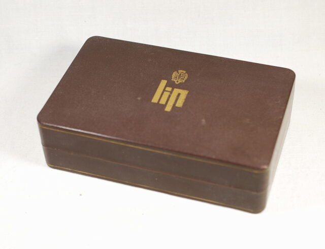 LIP scatola d'epoca per orologi e cronografi da uomo - RIMANENZA DI MAGAZZINO anni '70