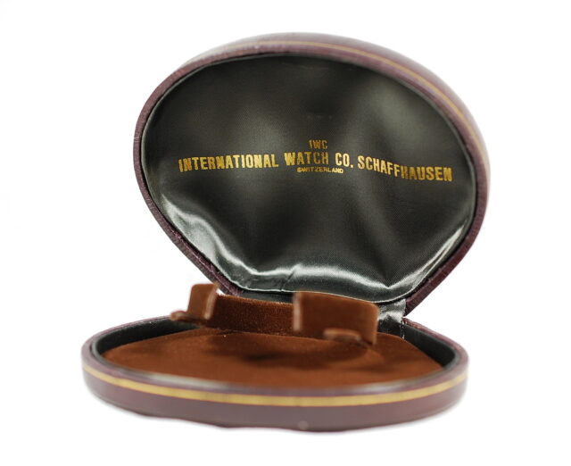 IWC rectangular or square-shaped men's watch box - NEW OLD STOCK from 50s / 60s