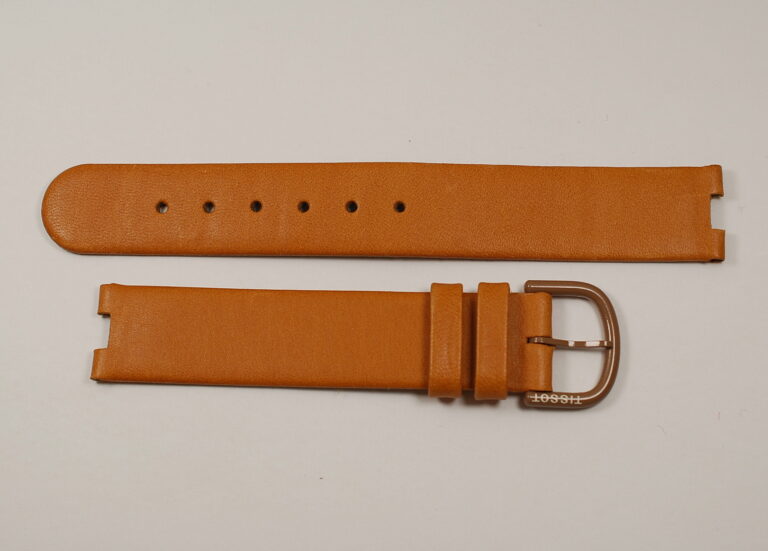 ( RESERVED ) TISSOT cinturino per modelli ROCKWATCH in pelle marrone ansa da 16mm - RIMANENZA DI MAGAZZINO anni '80