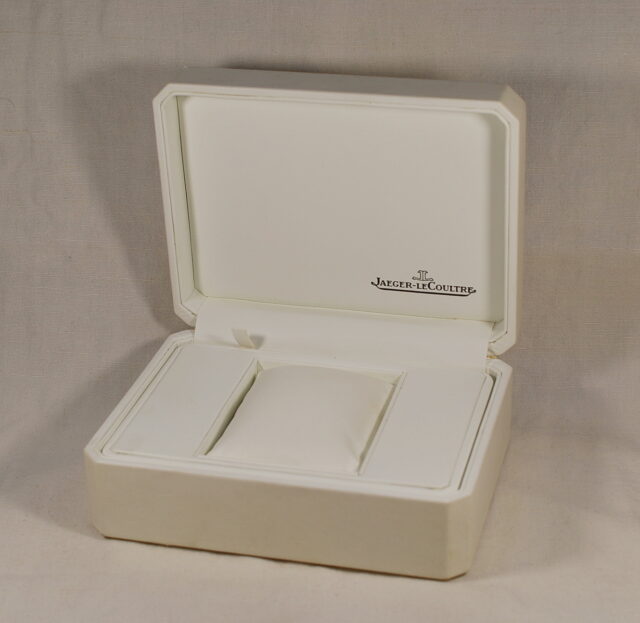 JAEGER LE COULTRE box for men's watches and chronographs presumably from the 1990s / 2000s