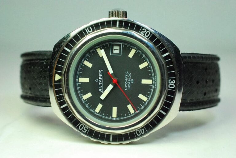 ( SOLD IN ITALY ) ANTARES vintage diver 300m - bakelite bezel - steel case - anni '70