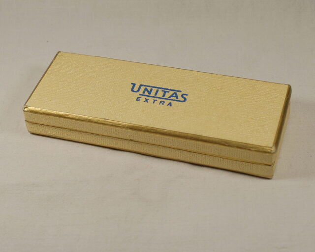 UNITAS EXTRA rare box for men's watches and chronographs - NEW OLD STOCK from the 50s