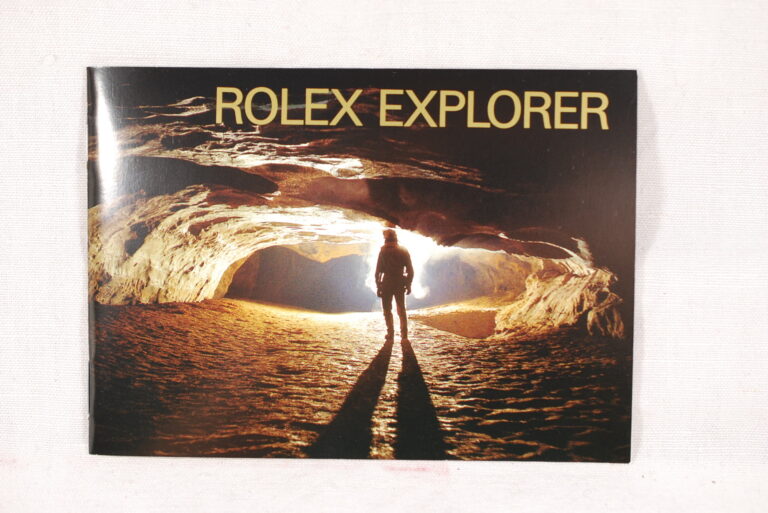 ( SOLD IN FRANCE ) ROLEX EXPLORER pair of booklets printed in 1999 for reference 14270 - 16570