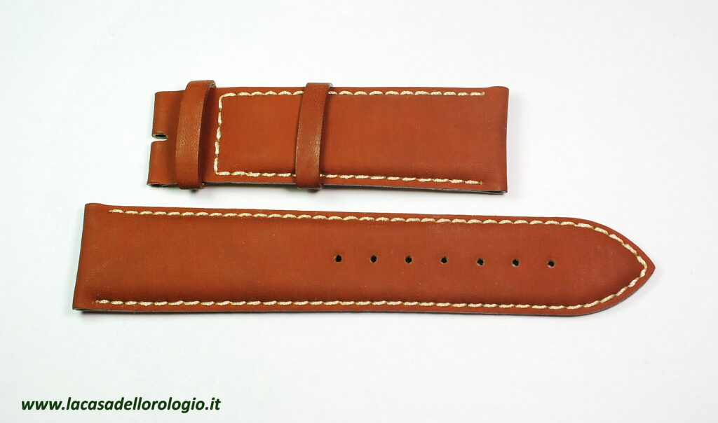 ( SOLD ) TISSOT brown leather strap - 22mm handle - STOCK REMAINING