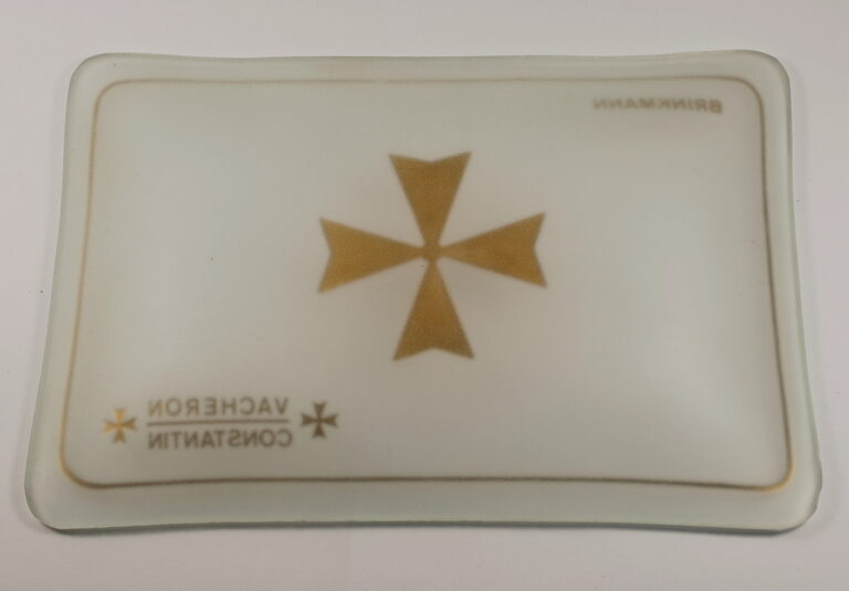 VACHERON CONSTANTIN for BRINKMANN - glass ashtray presumably from the 70s / 80s