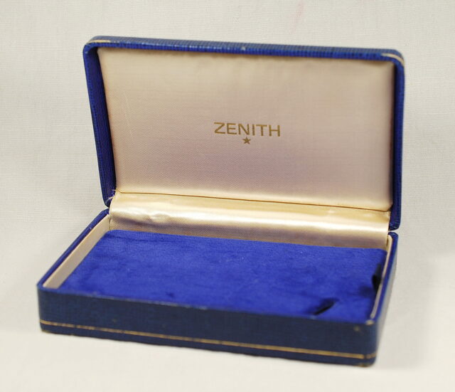ZENITH rare vintage box for men's watches and chronographs from the 60s - 70s