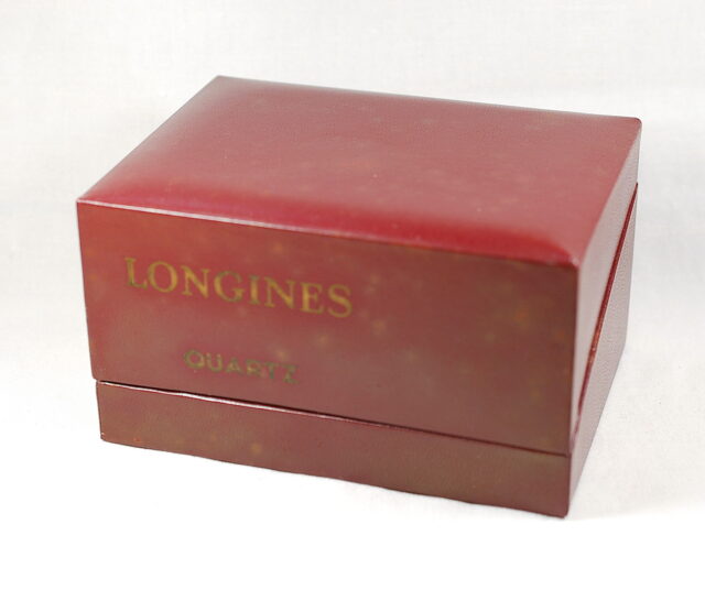 LONGINES QUARTZ - scatola per orologi da uomo - RIMANENZA DI MAGAZZINO anni '70