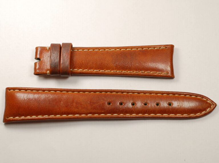 CHOPARAD original strap in brown - reddish leather - 19mm handle - produced in the 2000s