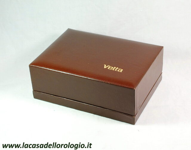 VETTA importante scatola di grandi dimensioni per orologi e cronografi - RIMANENZA DI MAGAZZINO anni '70