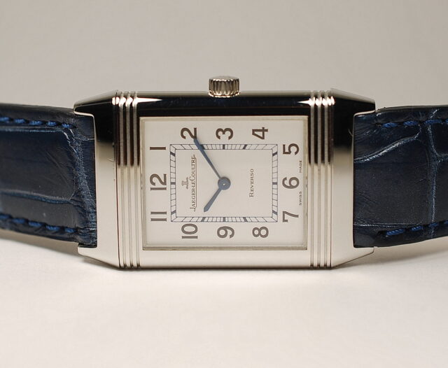 SOLD IN ITALY JAEGER LE COULTRE REVERSO CLASSIC reference 252808 battery powered movement complete with box box cover guarantee and booklets La Casa dell Orologio