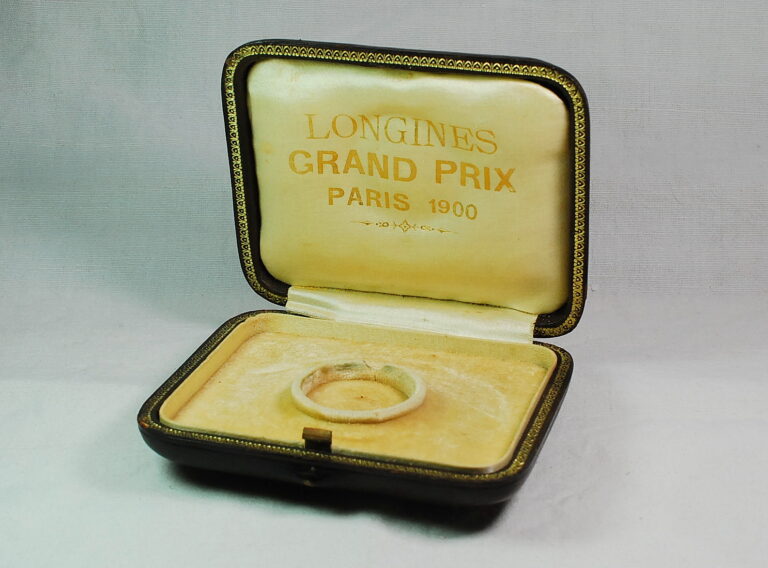 LONGINES rara scatola per orologi da tasca risalente presumibilmente ai primi anni del 1900