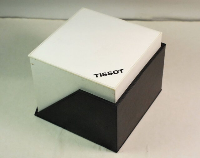 TISSOT scatola a cubo per orologi e cronografi - RIMANENZA DI AMGAZZINO anni '80