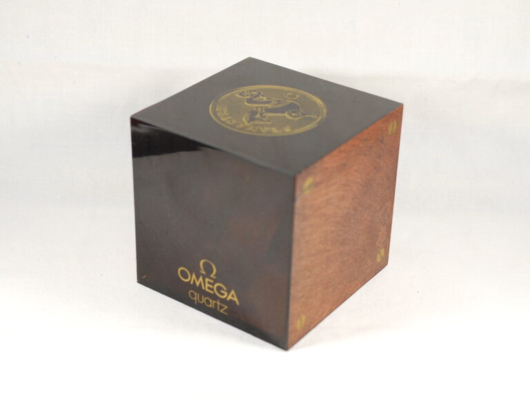 OMEGA Seamaster quartz - rare box for Seamaster Polaris chronograph models reference 386.1231 / 386.1232 produced for the 1988 Seoul Olympic Games