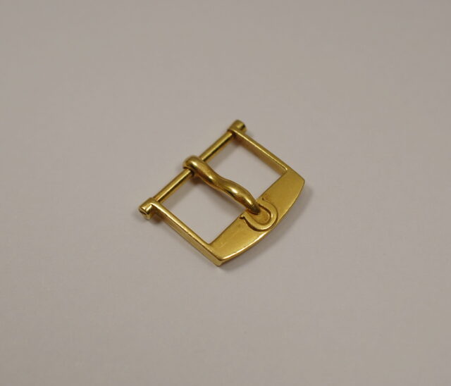 OMEGA original buckle in 18k yellow gold (750/°°) - 14mm internal handle - presumably from the 80s / 90s