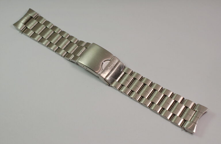 HAMILTON steel bracelet - ref. H605 - 22mm handle - brushed steel - NEW OLD STOCK