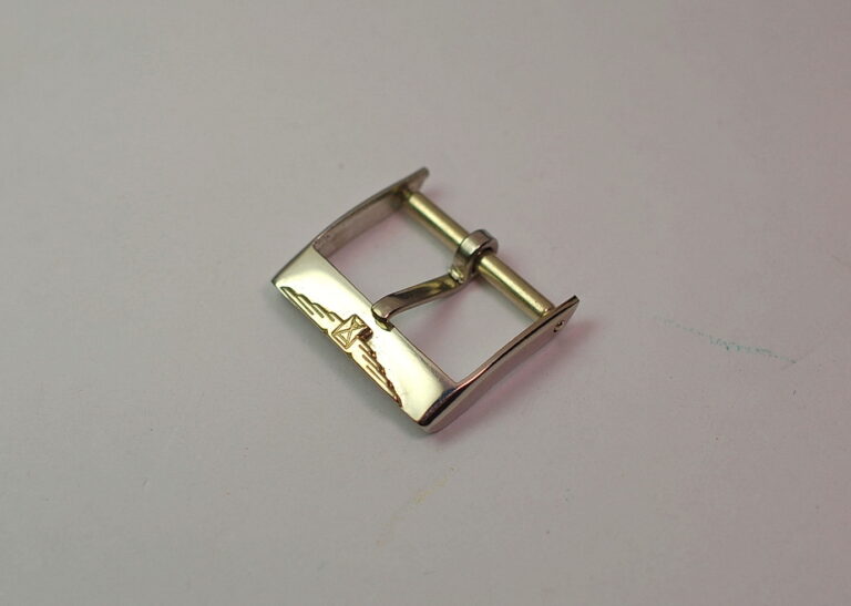 ( SOLD IN U.S.A. ) LONGINES rare Original steel buckle - 16mm internal handle - 1960s