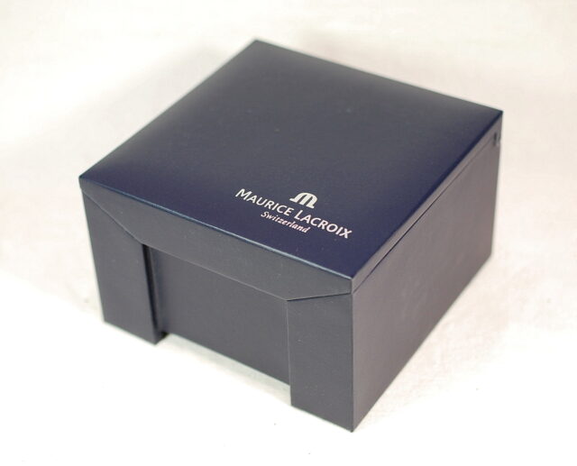 MAURICE LACROIX box for men's watches and chronographs - with box cover and booklet presumably from the 2000s