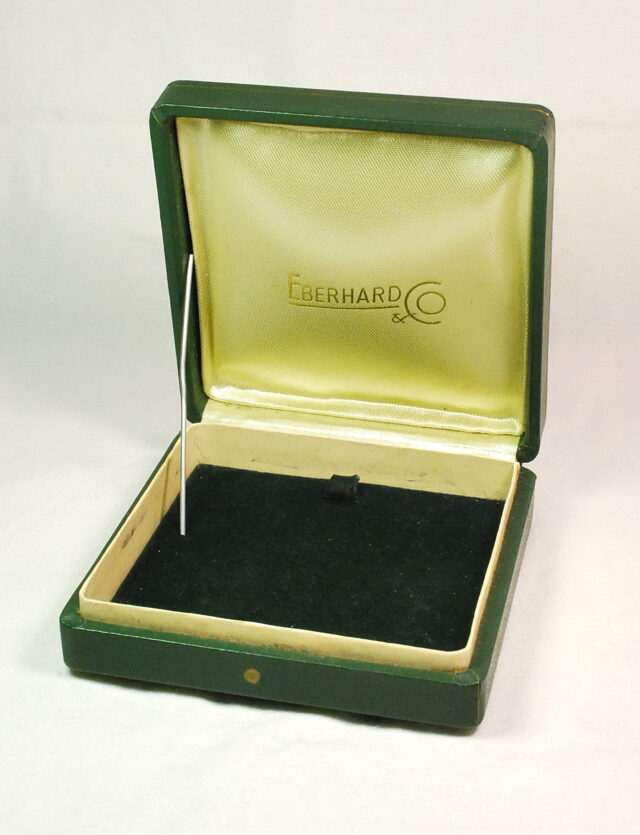 EBERHARD rare pocket watch box - presumably 50s - very good condition