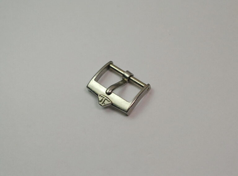 ( SOLD ) JAEGER LE COULTRE rare buckle for men's watches and chronographs - 14mm internal handle - 60s / 70s