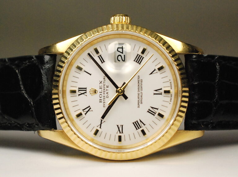 ( VENDUTO ) ROLEX DATE referenza 15283 - cassa oro giallo - scatola e garanzia ufficiali di concessionario italiano - eccezionali condizioni generali di conservazione