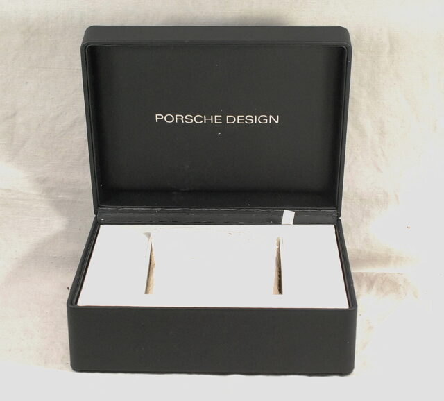 ( SOLD IN ITALY ) PORSCHE DESIGN black box for men's watches and chronographs - complete with box cover