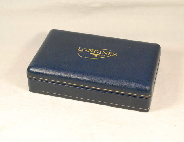 LONGINES blue box for men's watches and chronographs - 1960s production
