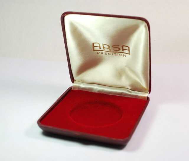 ( SOLD ) ARSA pocket watch box - NEW OLD STOCK from 50s / 60s
