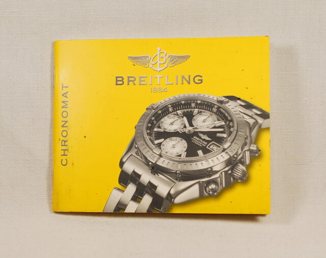 BREITLING instruction booklet for CHRONOMAT 2000s - very good condition