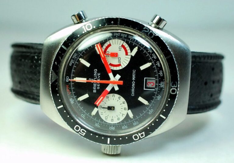 ( VENDUTO - SOLD IN ITALY ) BREITLING CHRONO-MATIC reference 2112 - automatic chronograph from '70 years - exceptional general conditions