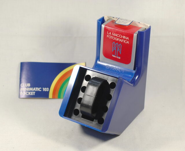 TISSOT nice desk gadget from the 70s - pencil holder with clock holder - with vintage camera all branded Tissot