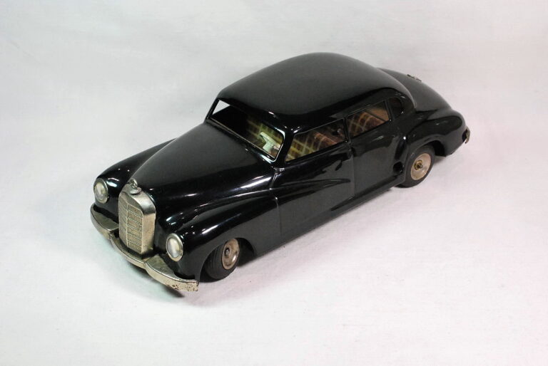 MERCEDES saloon W120 - lithographed tin toy - from 50s - Made in Western Germany