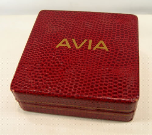 scatola AVIA per orologi da tasca - anni '50 - '60