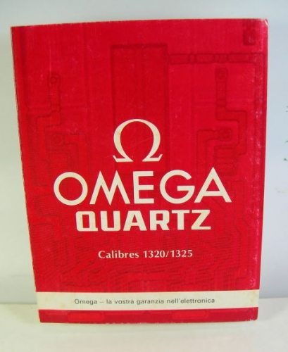 OMEGA QUARTZ calibri 1320/1325 libretto di istruzioni